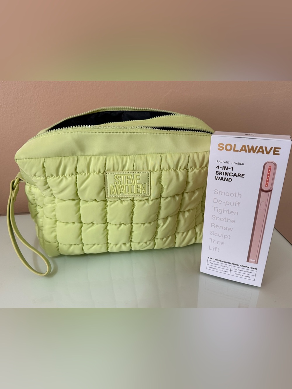Solawave and travel bag as gift